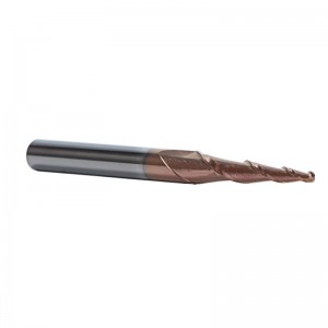 Tapered Ball Radio End Mill 1/4