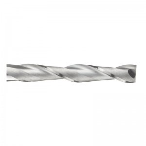Carbide Square Nose End Mill, Inch, Uncoated (Bright) Finish, Roughing and Finishing Cut, 30 Degree Helix, 2 Flutes, 4